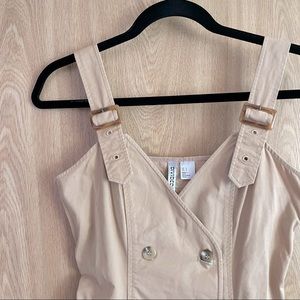 H&M Belt Strap Sleeveless Trench Dress